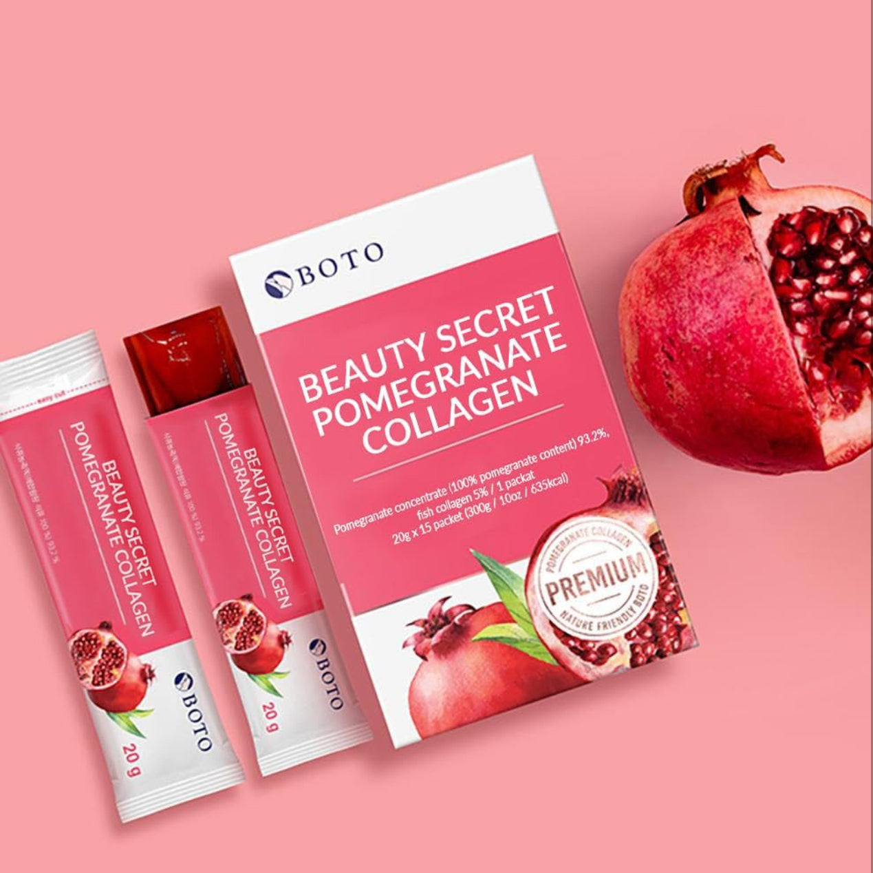 BOTO Beauty Secret Pomegranate Collagen 20g BOTO Skincare BOTO