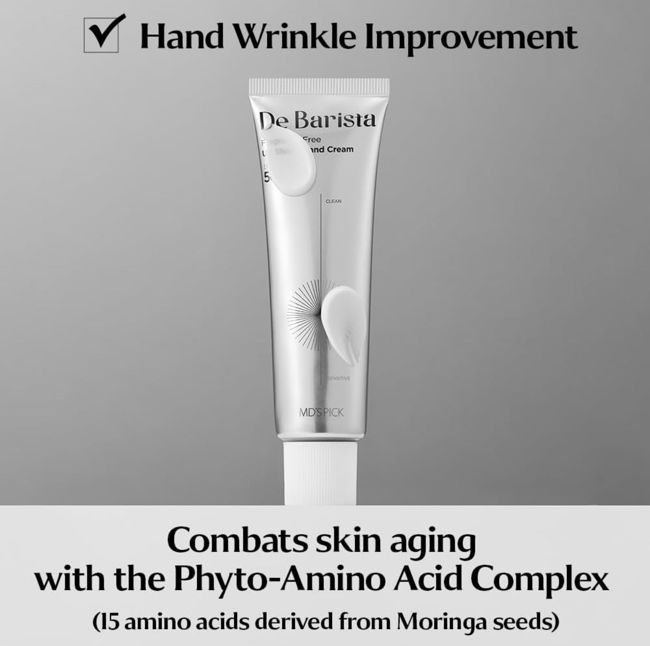 De Barista Sun Shield Hand Cream SPF50+/PA++++ MD'S PICK Skincare MD'S PICK