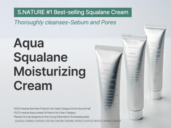 S.Nature AQUA SQUALANE MOISTURIZING CREAM S.Nature Skincare S.Nature