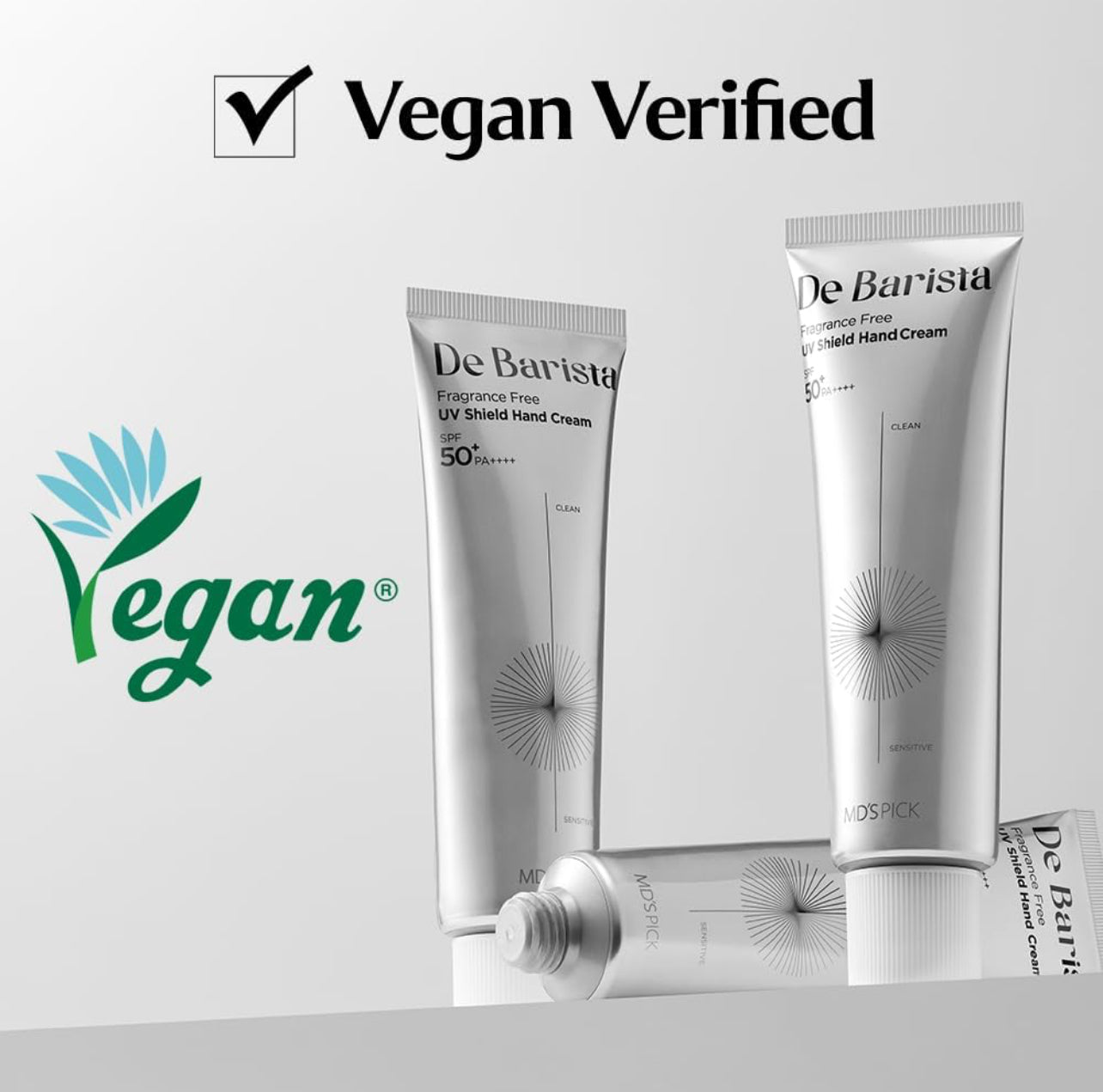 De Barista Sun Shield Hand Cream SPF50+/PA++++ MD'S PICK Skincare MD'S PICK