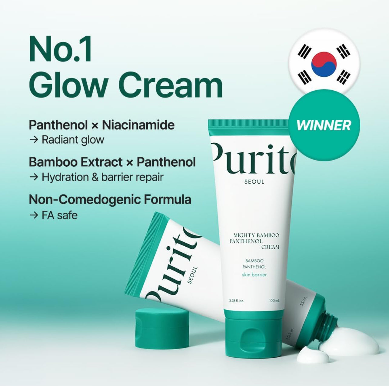 Purito Mighty Bamboo Panthenol Cream – 100ml Purito SEOUL Skincare Purito SEOUL