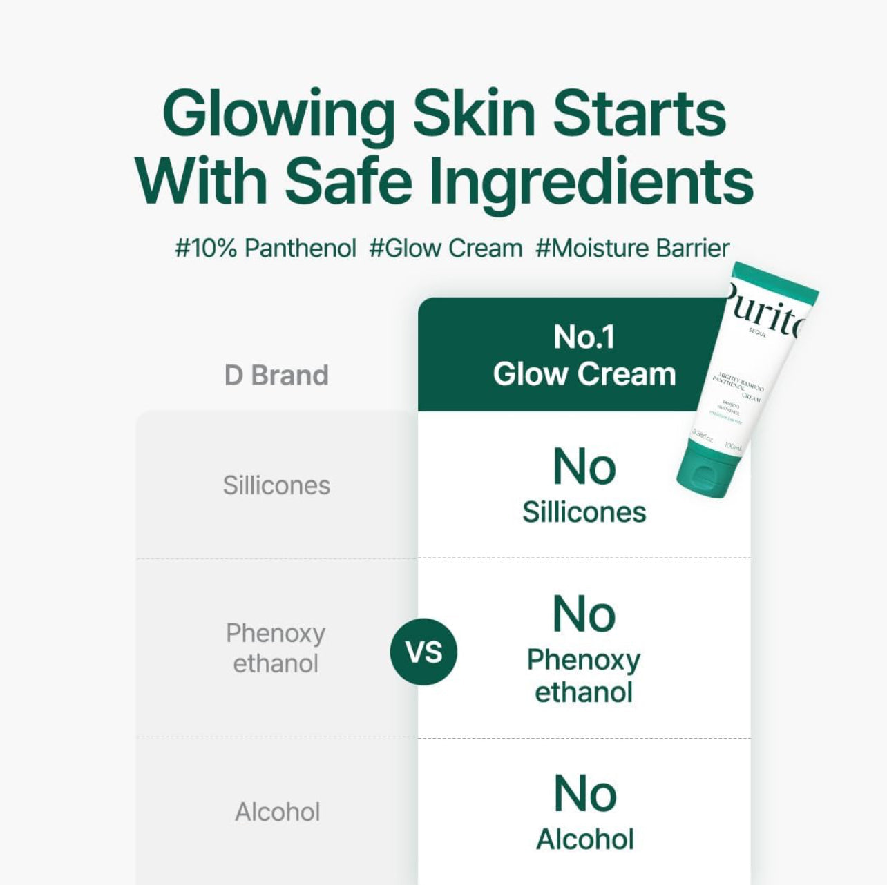 Purito Mighty Bamboo Panthenol Cream – 100ml Purito SEOUL Skincare Purito SEOUL
