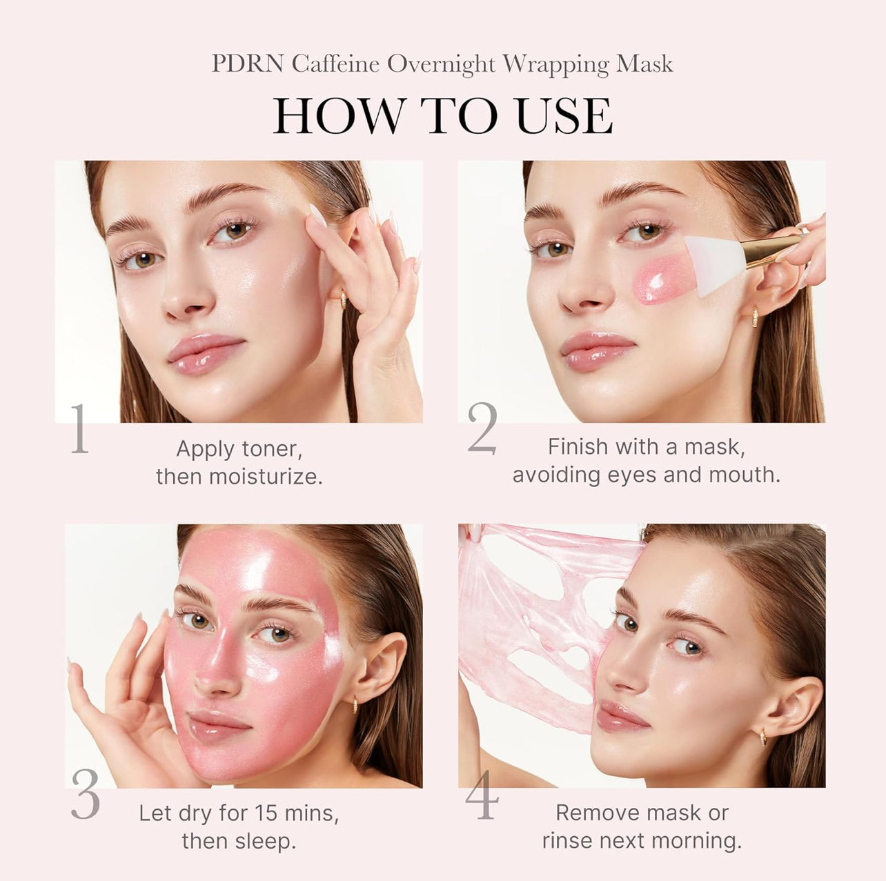 medicube PDRN Caffeine Overnight Wrapping Peel Off Facial Mask medicube Skincare medicube