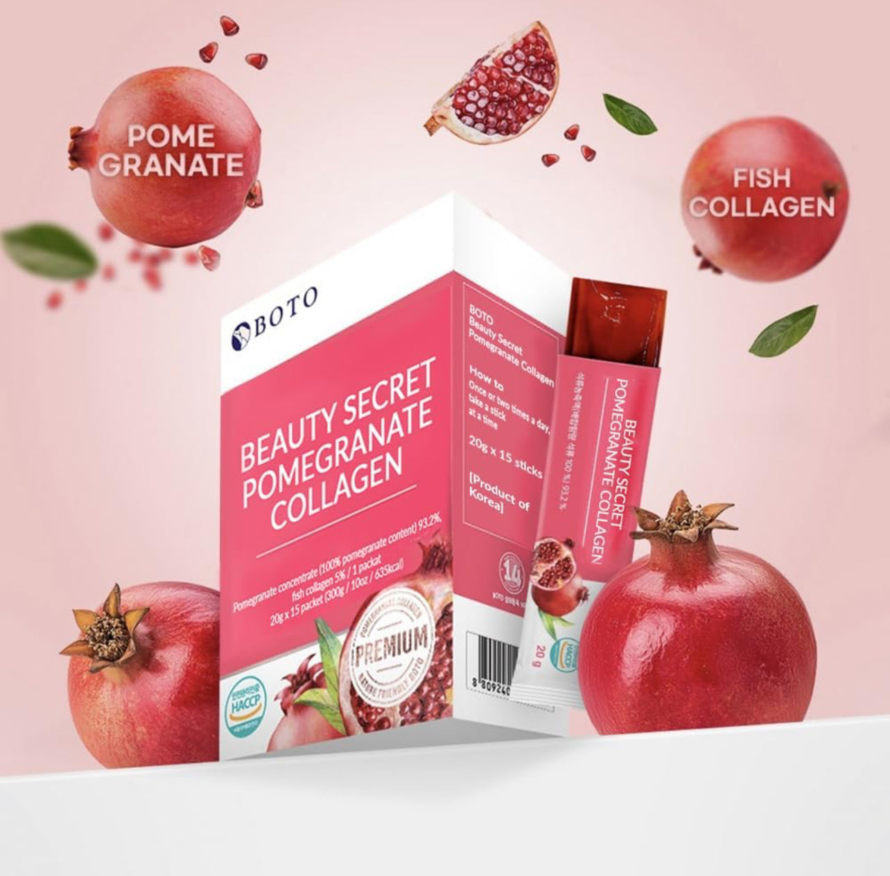 BOTO Beauty Secret Pomegranate Collagen 20g BOTO Skincare BOTO