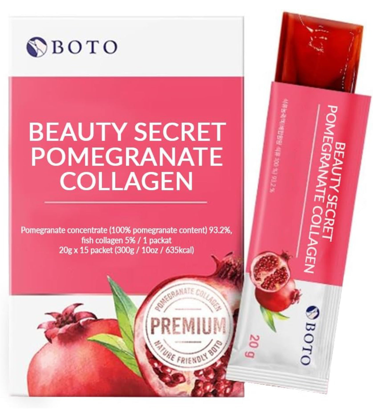 BOTO Beauty Secret Pomegranate Collagen 20g BOTO Skincare BOTO
