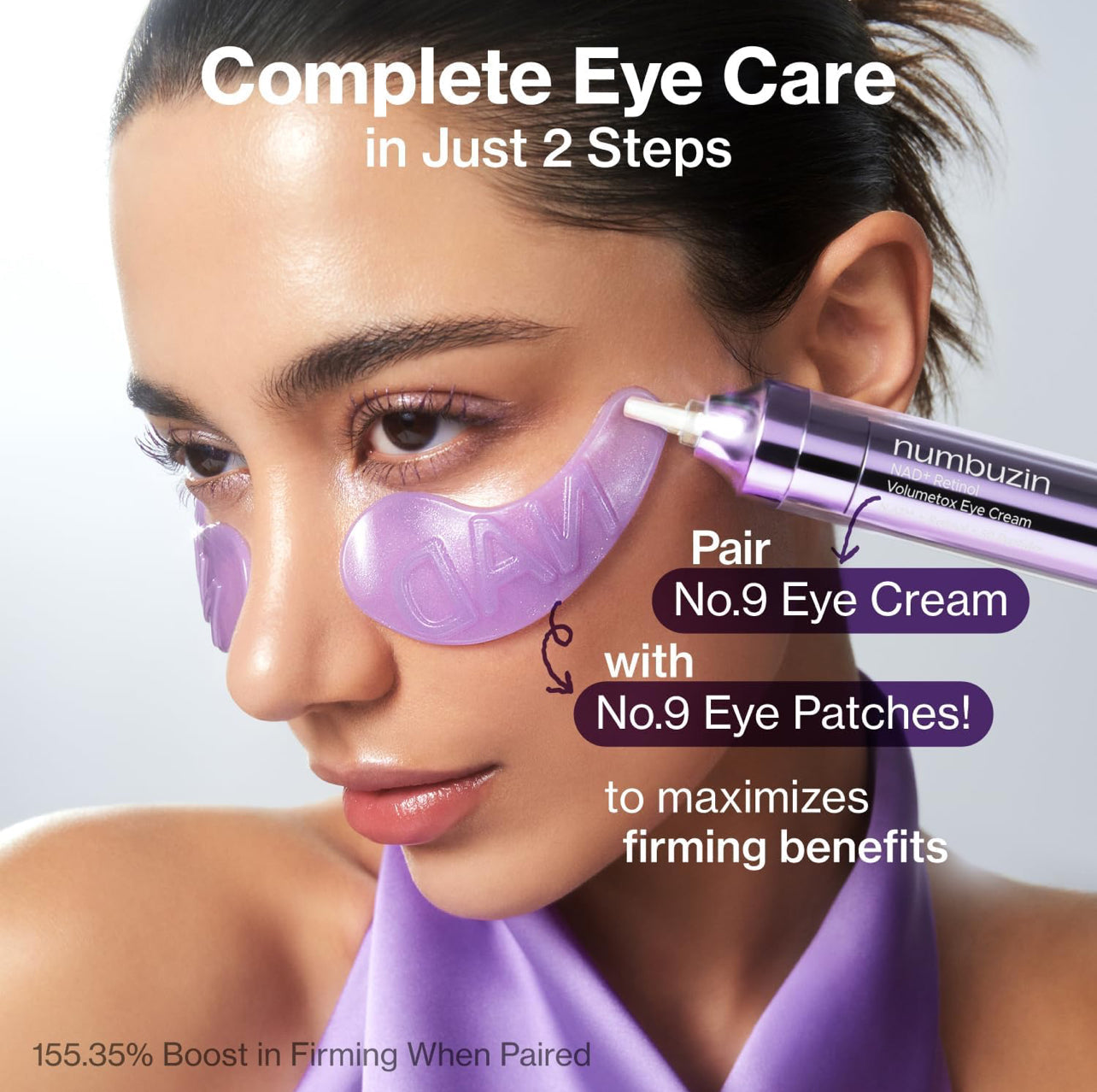 numbuzin No.9 Eye Cream | NAD+ Retinol Volumetox Eye Cream NUMBUZIN Skincare NUMBUZIN
