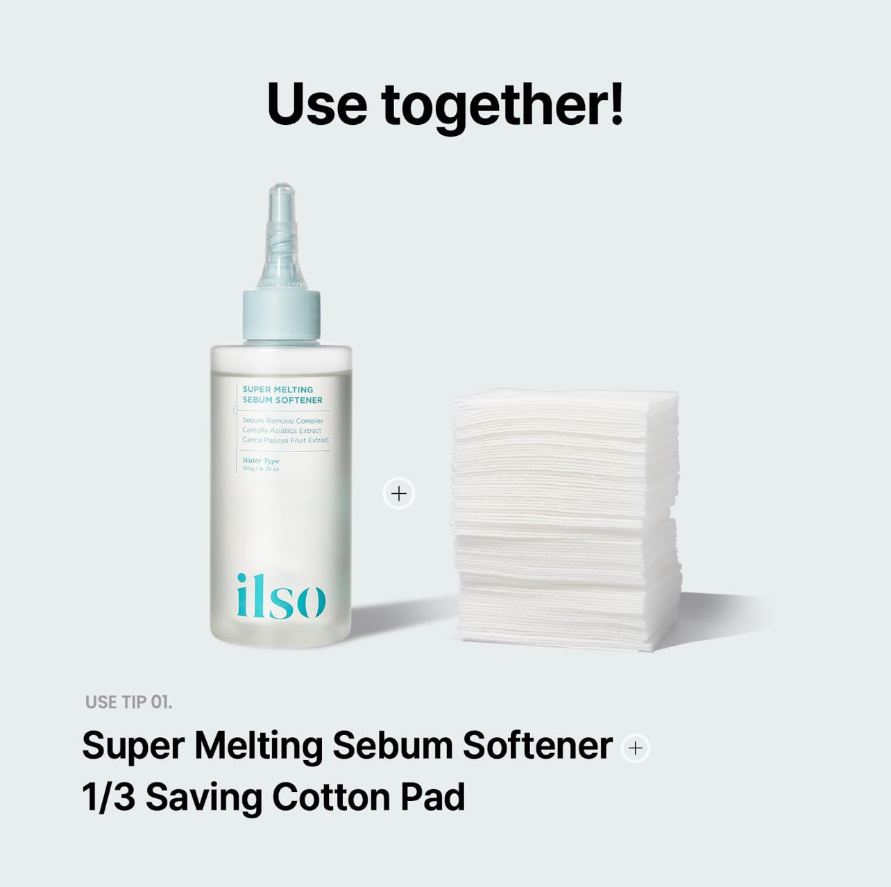 ILSO Super Melting SEBUM Softener + 1/3 Saving Cotton Pad ilso Skincare ilso