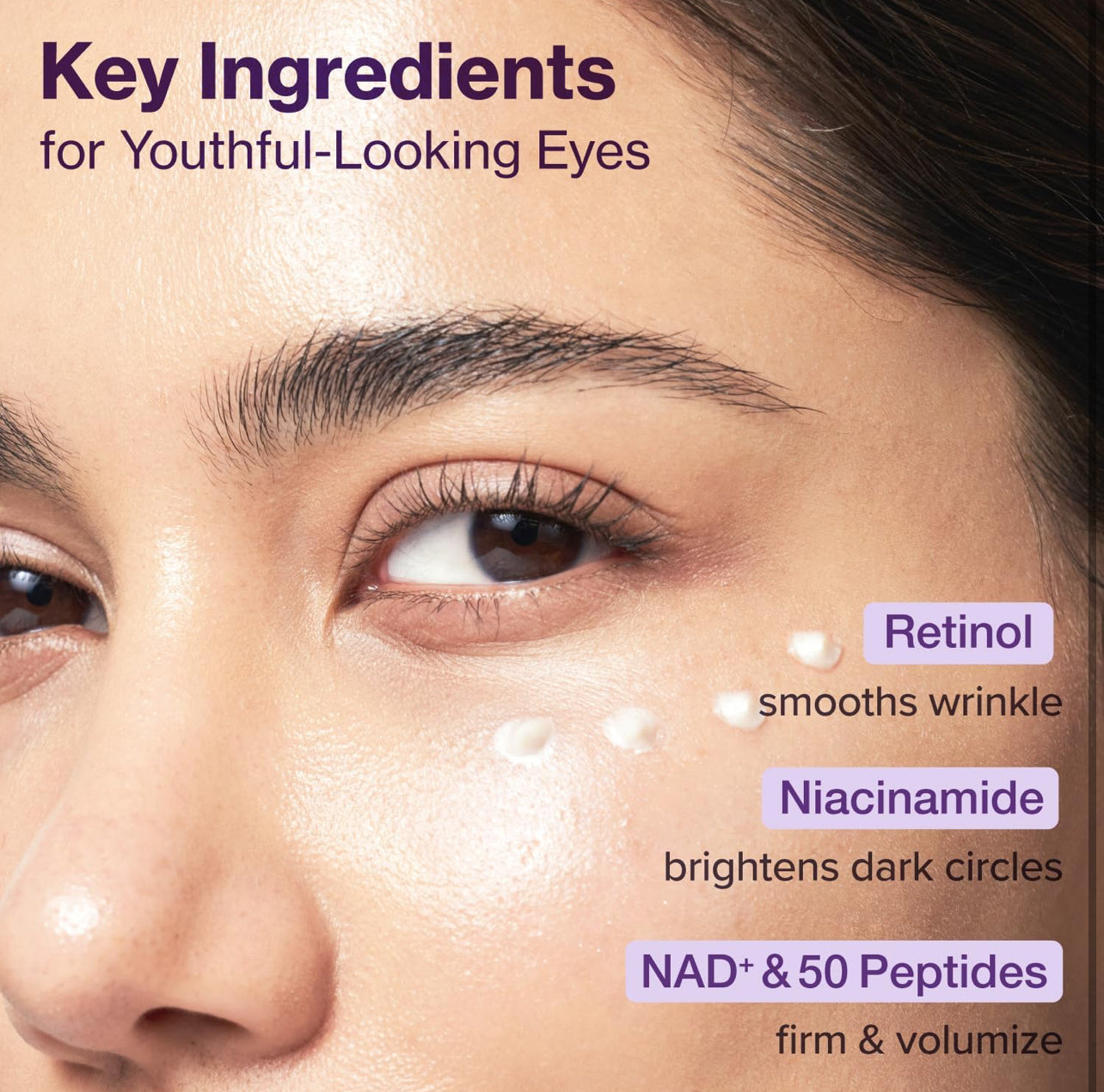 numbuzin No.9 Eye Cream | NAD+ Retinol Volumetox Eye Cream NUMBUZIN Skincare NUMBUZIN