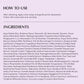 How to use Equal Berry Purple PDRN Serum and a full list of ingredients including niacinamide, rice bran water, and tea tree extract