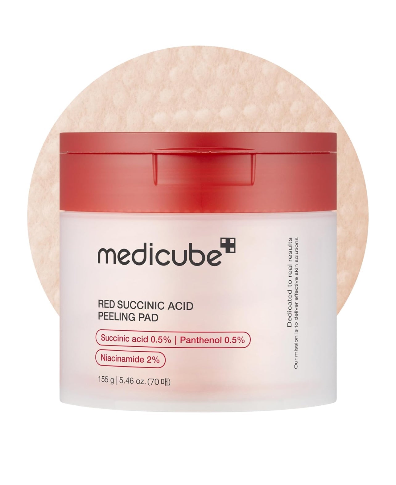 Medicube Red Succinic Acid Panthenol Facial Peeling Pads medicube Skincare medicube