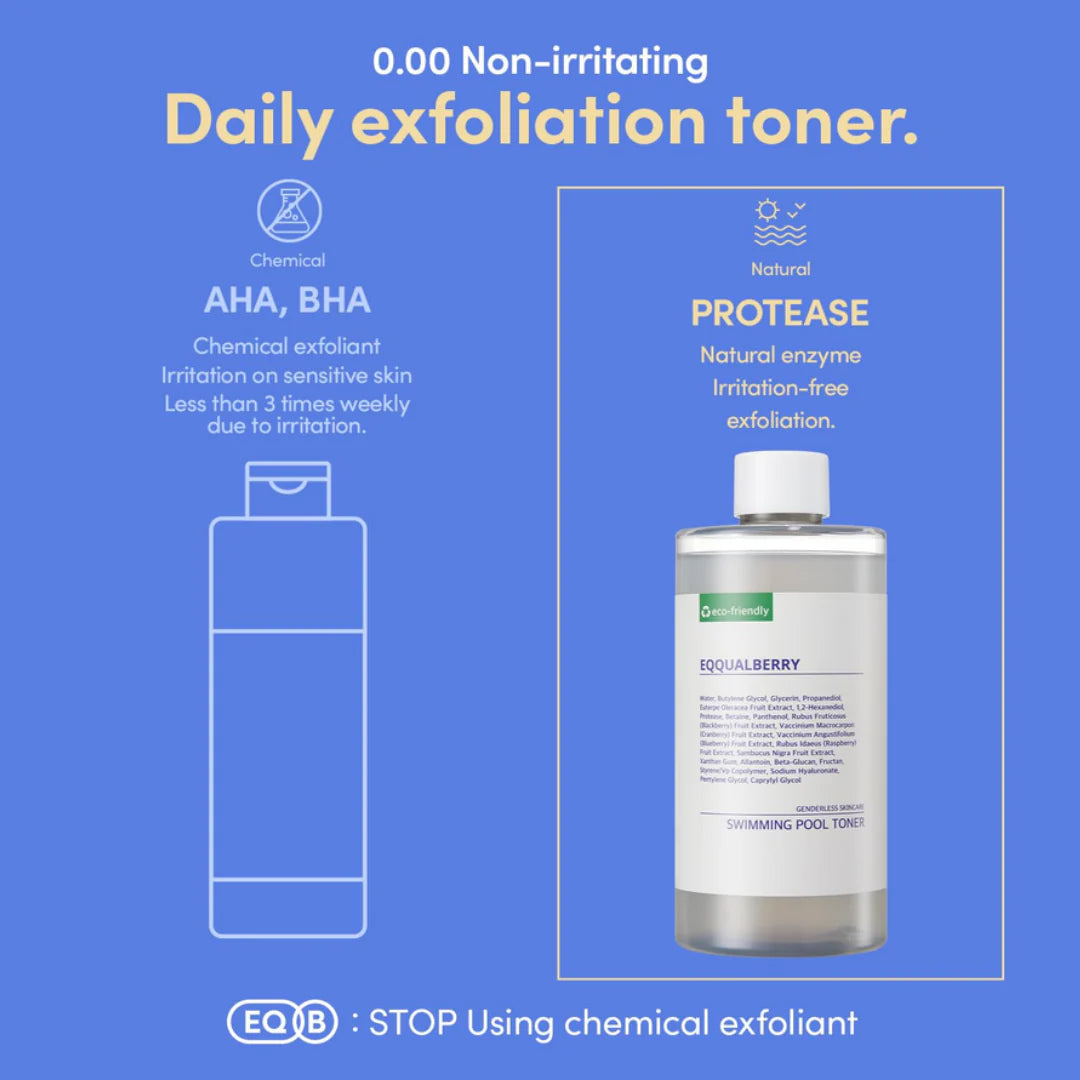EQQUALBERRY Swimming Pool Daily Facial Toner - ISLA Skincare