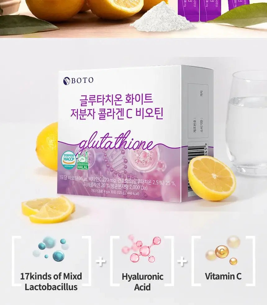 BOTO - Glutathione White Small Molecule Collagen C Biotin - ISLA 