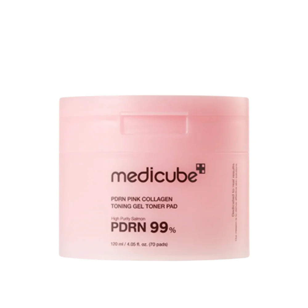 MEDICUBE PDRN PINK COLLAGEN TONING GEL TONER PAD - ISLA Skincare medicube