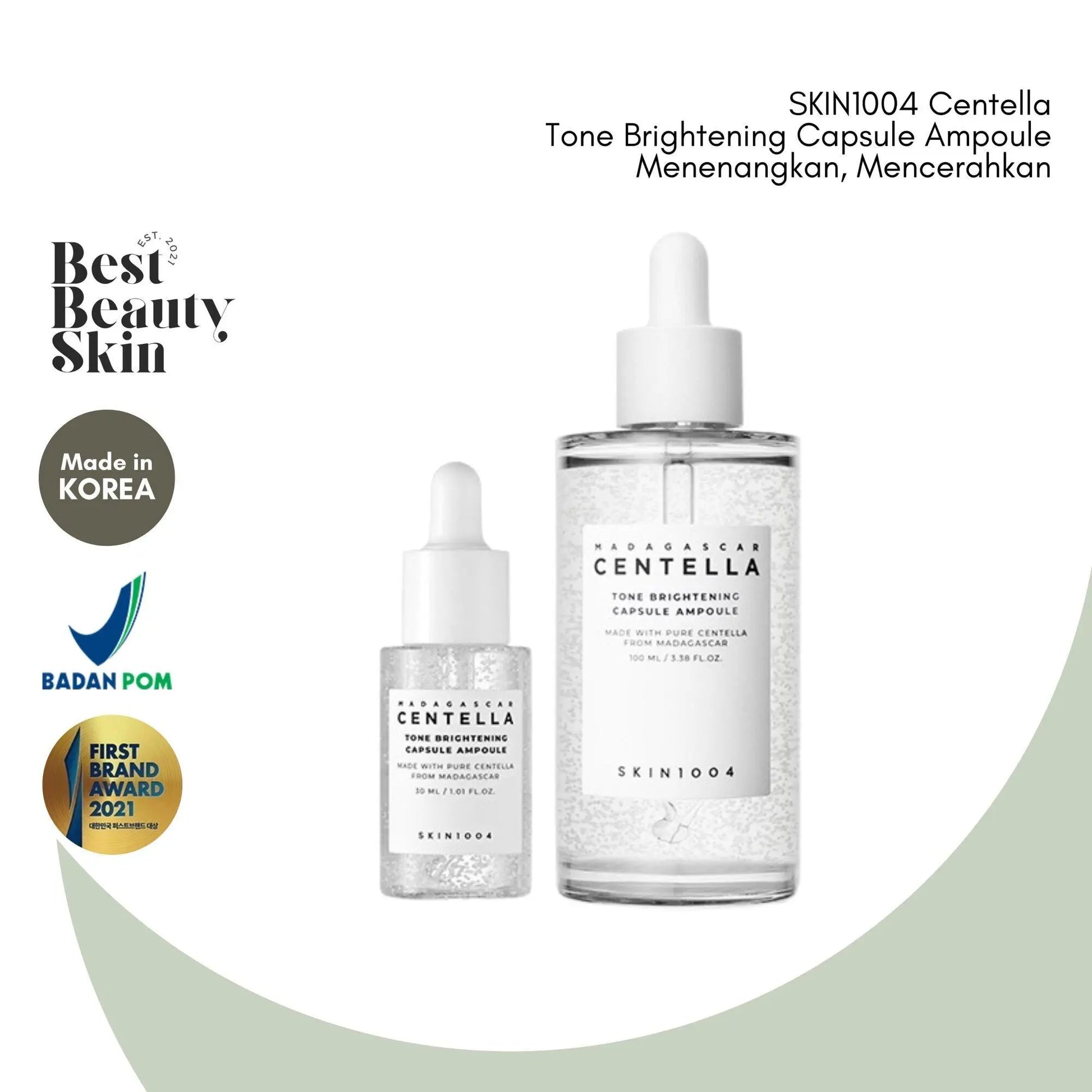 SKIN1004 - Madagascar Centella Tone Brightening Capsule Ampoul - ISLA 