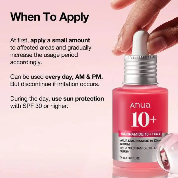 Anua Niacinamide 10% + TXA 4% Serum - ISLA 