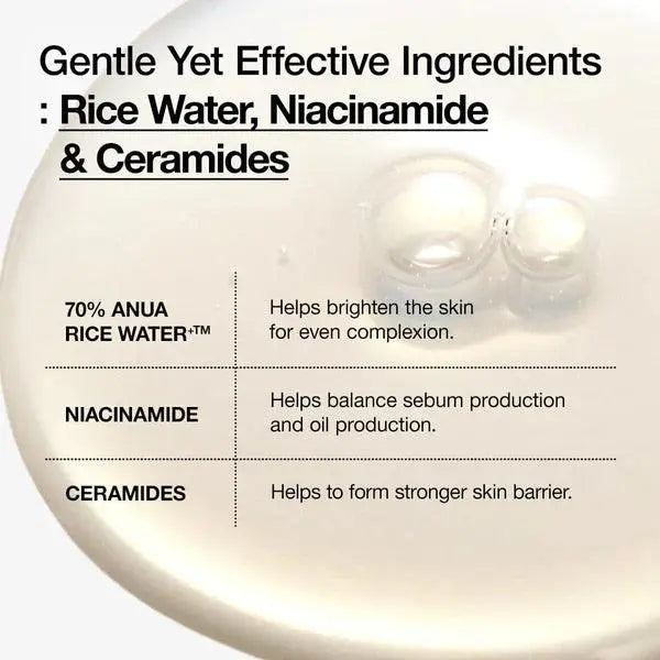 Anua Rice 70 Glow Milky Toner - ISLA 