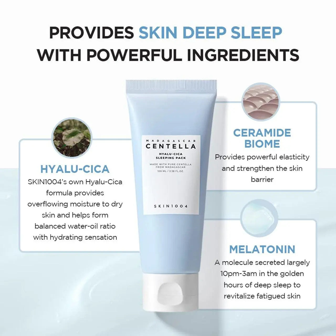 SKIN 1004 - Madagascar Centella Hyalu-Cica Sleeping Pack - ISLA 